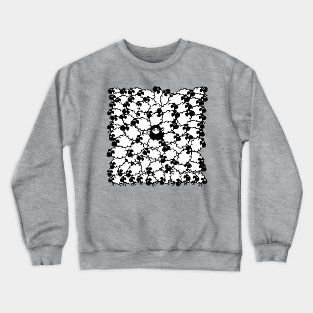 Black Sheep Crewneck Sweatshirt by TenomonMalke